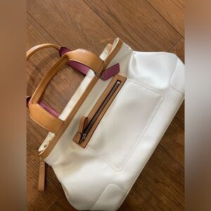 Coach Hampton Weekender Nylon Vachetta Tote Y2K